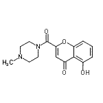 CAS#: 546093-05-4， 5-Hydroxy-2-[(4-Methyl-1-Piperazinyl)Carbonyl]-4H-Chromen-4-One