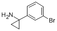 structure of CAS# 546115-65-5, 1-(3-Bromophenyl)Cyclopropanamine;Cyclopropanamine, 1-(3-Bromophenyl)-;1-(3-BROMO-PHENYL)-CYCLOPROPYLAMINE;1-(3-BROMOPHENYL)CYCLOPROPANAMINE