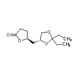 CAS#: 546127-27-9， (5S)-5-{[(4R)-2,2-Diethyl-1,3-Dioxolan-4-Yl]Methyl}Dihydro-2(3H)-Furanone