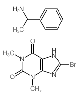 CAS#: 5463-53-6， 8-Bromo-1,3-Dimethyl-7H-Purine-2,6-Dione, 1-Phenylethanamine