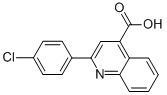 structure of CAS# 5466-31-9, 2-(4-Chloro-Phenyl)-Quinoline-4-Carboxylic Acid;2-(4-Chlorophenyl)-4-Quinolinecarboxylate;2-(4-Chlorophenyl)Cinchoninate;Zinc00042151