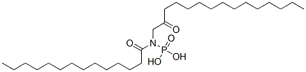 CAS#: 54672-40-1， Dimyristic acid, 1-(((hydroxymethoxyphosphinyl)oxy)methyl)-1,2-ethanediyl ester