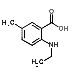 CAS#: 54675-17-1， 2-Ethylamino-5-Methyl-Benzoic Acid
