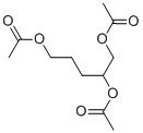 structure of CAS# 5470-86-0, 1,2,5-Trihydroxypentane;[4-Acetoxy-1-(Acetoxymethyl)Butyl] Acetate;Acetic Acid [4-Acetoxy-1-(Acetoxymethyl)Butyl] Ester;1,5-Diacetyloxypentan-2-Yl Ethanoate