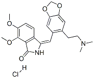 CAS 登录号:548-71-0, 3-(6-(2-二甲基氨基乙基)-1,3-苯并二氧戊环-5-基亚甲基)-6,7-二甲氧基异吲哚啉-1-酮盐酸盐