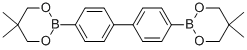 structure of CAS# 5487-93-4, 4,4'-Biphenyldiboronic Acid Bis(Neopentyl Glycol) Ester;4,4'-BIPHENYLDIBORONIC ACID BIS(NEOPENTYL GLYCOL) CYLIC ESTER;Biphenyl-4,4'-Diboronic Acid Bis(Neopentyl Glycol) Ester, 98%;4,4Μ-Bis-(5,5-Dimethyl-[1,3,2]Dioxaborinane-2-Yl)-Biphenyl