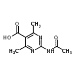CAS#: 548773-14-4， 2-Acetamido-4,6-Dimethyl-5-Pyrimidinecarboxylic Acid