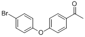 structure of CAS# 54916-27-7, 1-(4-(4-Bromophenoxy)Phenyl)Ethanone;1-(4-(4-BROMOPHENOXY)PHENYL)ETHANONE