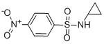 structure of CAS# 549476-61-1, N-Cyclopropyl-4-Nitrophenylsulfonamide;N-Cyclopropyl-4-Nitrobenzenesulfonamide;N-Cyclopropyl 4-Nitrophenylsulfonamide