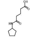 CAS#: 549497-64-5， 5-(Cyclopentylamino)-5-Oxopentanoic Acid