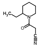 CAS#: 549499-13-0， 3-(2-Ethyl-1-Piperidinyl)-3-Oxopropanenitrile