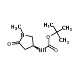 CAS#: 549531-76-2， 2-Methyl-2-Propanyl [(3S)-1-Methyl-5-Oxo-3-Pyrrolidinyl]Carbamate