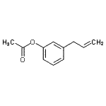 结构式 CAS# 549532-78-7, 3-烯丙基苯基乙酸酯