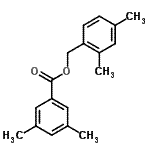 CAS#: 55000-46-9， 2,4-Dimethylbenzyl 3,5-Dimethylbenzoate
