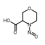 CAS#: 550346-46-8， 4-Nitroso-3-Morpholinecarboxylic Acid