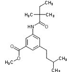 CAS#: 55044-20-7， Methyl 3-[(2,2-Dimethylbutanoyl)Amino]-5-(3-Methylbutyl)Benzoate