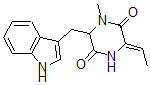 CAS#: 55062-34-5， 3-Ethylidene-6-(1H-indol-3-ylmethyl)-1-methyl-2,5-Piperazinedione