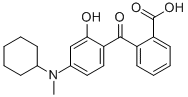 CAS#: 55109-91-6， 2-[4-(Cyclohexylmethylamino)-2-Hydroxybenzoyl]Benzoic Acid