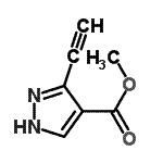 CAS#: 551943-44-3， Methyl 3-Ethynyl-1H-Pyrazole-4-Carboxylate