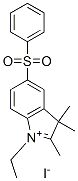 CAS#: 55203-51-5， 1-Ethyl-2,3,3-Trimethyl-5-(Phenylsulphonyl)-3H-Indolium Iodide