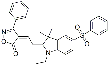 CAS#: 55203-76-4， 4-[[1-Ethyl-1,3-Dihydro-3,3-Dimethyl-5-(Phenylsulphonyl)-2H-Indol-2-Ylidene]Ethylidene]-3-Phenyl-4H-Isoxazol-5-One