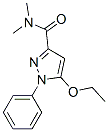 CAS 登录号:55227-82-2, N,N-二甲基-5-乙氧基-1-苯基-1H-吡唑-3-甲酰胺
