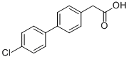 结构式 CAS# 5525-72-4, (4'-氯-联苯-4-基)-乙酸