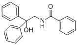 结构式 CAS# 55275-59-7, N-(2-羟基-2,2-二苯基乙基)苯甲酰胺