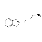 structure of CAS# 5528-14-3, 2-(1H-Benzimidazol-2-Yl)-N-Ethylethanamine;(2-benzimidazol-2-ylethyl)ethylamine;[2-(1H-Benzoimidazol-2-yl)-ethyl]-ethyl-amine;2-(1H-benzo[d]imidazol-2-yl)-N-ethylethanamine