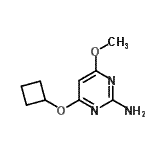CAS#: 552880-94-1， 4-(Cyclobutyloxy)-6-Methoxy-2-Pyrimidinamine