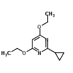 CAS#: 552881-09-1， 2-Cyclopropyl-4,6-Diethoxypyrimidine