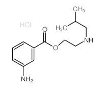 CAS#: 553-58-2， 2-Isobutylaminoethyl 3-aminobenzoate hydrochloride