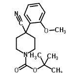 CAS#: 553631-31-5， Tert-Butyl 4-Cyano-4-(2-Methoxyphenyl)Piperidine-1-Carboxylate