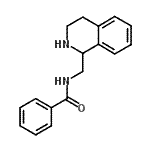 CAS#: 55375-94-5， N-(1,2,3,4-Tetrahydro-1-Isoquinolinylmethyl)Benzamide