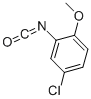 structure of CAS# 55440-54-5, 5-Chloro-2-Methoxyphenyl Isocyanate;4-Chloro-2-Isocyanato-1-Methoxy-Benzene;Zinc00164919;Sb 01957