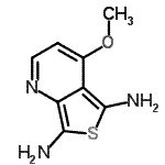 CAS#: 554420-45-0， 4-Methoxythieno[3,4-b]Pyridine-5,7-Diamine