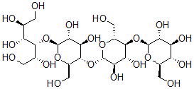 CAS#: 5548-55-0， O-beta-D-Glucopyranosyl-(1-4)-O-beta-D-glucopyranosyl-(1-4)-O-beta-D-glucopyranosyl-(1-4)-D-Glucitol