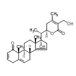 CAS#: 55483-04-0， (22R)-17,27-Dihydroxy-22,26-Epoxyergosta-2,5,14,24-Tetraene-1,26-Dione