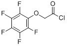 structure of CAS# 55502-53-9, 2,3,4,5,6-Pentafluorophenoxyacetyl Chloride;2-(2,3,4,5,6-Pentafluorophenoxy)Ethanoyl Chloride;Zinc01627120;Nsc97008