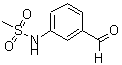 结构式 CAS# 55512-05-5, N-(3-甲酰基苯基)甲烷磺酰胺