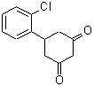 结构式 CAS# 55579-68-5, 5-(2-氯苯基)-1,3-环己烷二酮