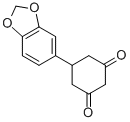 结构式 CAS# 55579-76-5, 5-[3,4(亚甲二氧基)苯基]-1,3-环己烷二酮