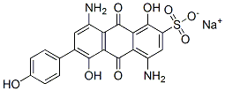 CAS#: 55694-11-6， Sodium 4,8-Diamino-9,10-Dihydro-1,5-Dihydroxy-6-(4-Hydroxyphenyl)-9,10-Dioxoanthracene-2-Sulphonate