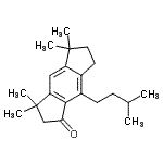CAS#: 55712-64-6， 3,3,5,5-Tetramethyl-8-(3-Methylbutyl)-3,5,6,7-Tetrahydro-S-Indacen-1(2H)-One