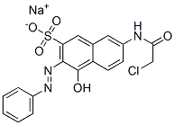 CAS#: 5572-43-0， Sodium 7-[(Chloroacetyl)Amino]-4-Hydroxy-3-(Phenylazo)Naphthalene-2-Sulphonate