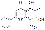 CAS#: 55743-12-9， 5,7-Dihydroxy-6-methyl-4-oxo-2-phenyl-4H-chromene-8-carbaldehyde
