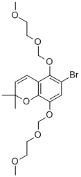 CAS#: 557757-31-0， 6-Bromo-5,8-Bis[(2-Methoxyethoxy)Methoxy]-2,2-Dimethyl-2H-1-Benzopyran
