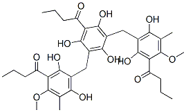 CAS#: 55785-59-6， 1-[3,5-Bis[(3-Butanoyl-2,6-Dihydroxy-4-Methoxy-5-Methyl-Phenyl)Methyl] -2,4,6-Trihydroxy-Phenyl]Butan-1-One