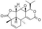 CAS#: 55786-36-2， (1aR,10abeta,10balpha)-2beta-Isopropyl-5balpha,8abeta-Dimethyl-8bbeta,9,10a,10b-Tetrahydro-4H,6H-Furo[2',3',4':4,5]Oxireno[2,3]Naphtho[2,1-c]Pyran-4,9-Dione