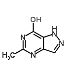 CAS#: 55904-62-6， 5-Methyl-1H-Pyrazolo[3,4-e]Pyrimidin-7-Ol